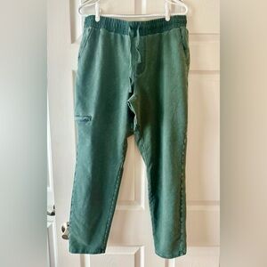 MPG Men's Teal Green Tapered Jogger Sweatpants